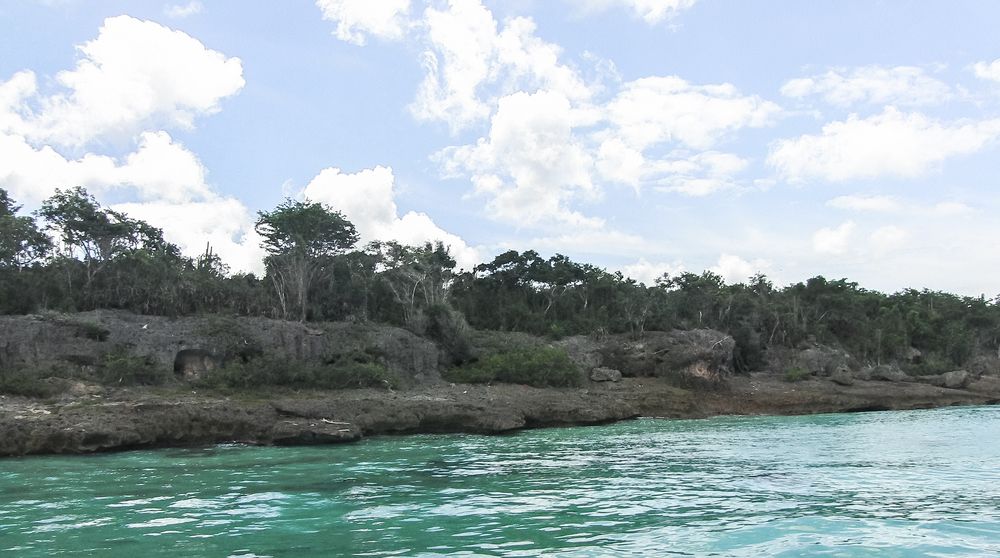 Insel vor der Dominikanischen Republik