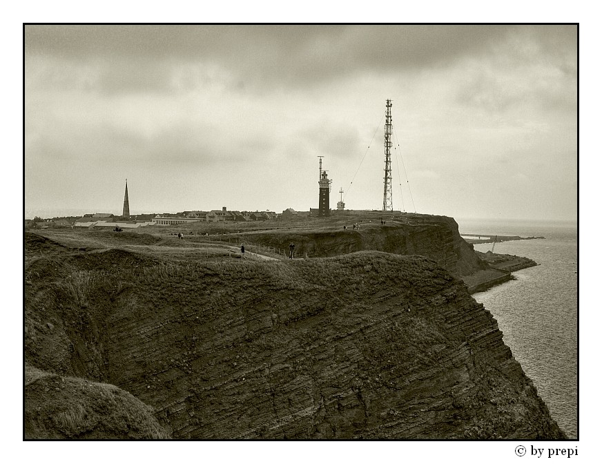 Inselansicht von Helgoland