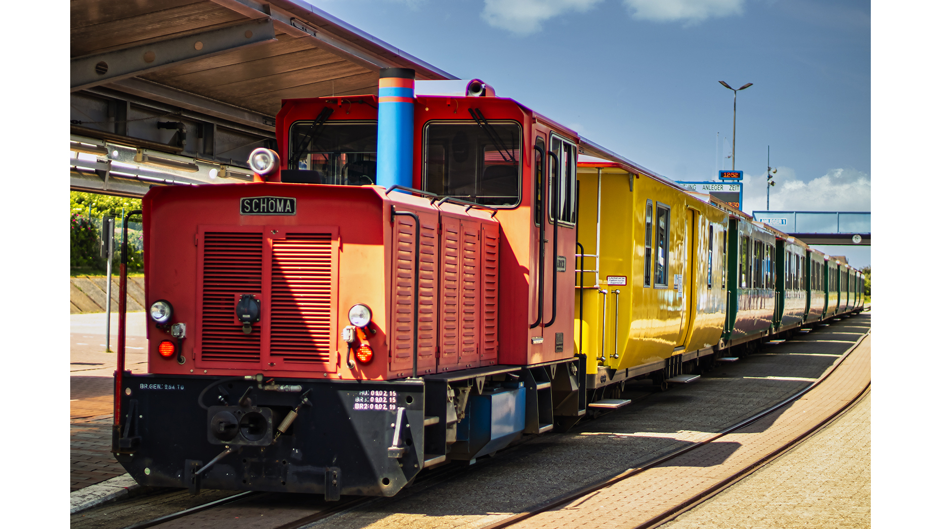 Inselbahn auf Borkum