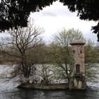 Inselbauwerk im Hengsteysee/Dortmund