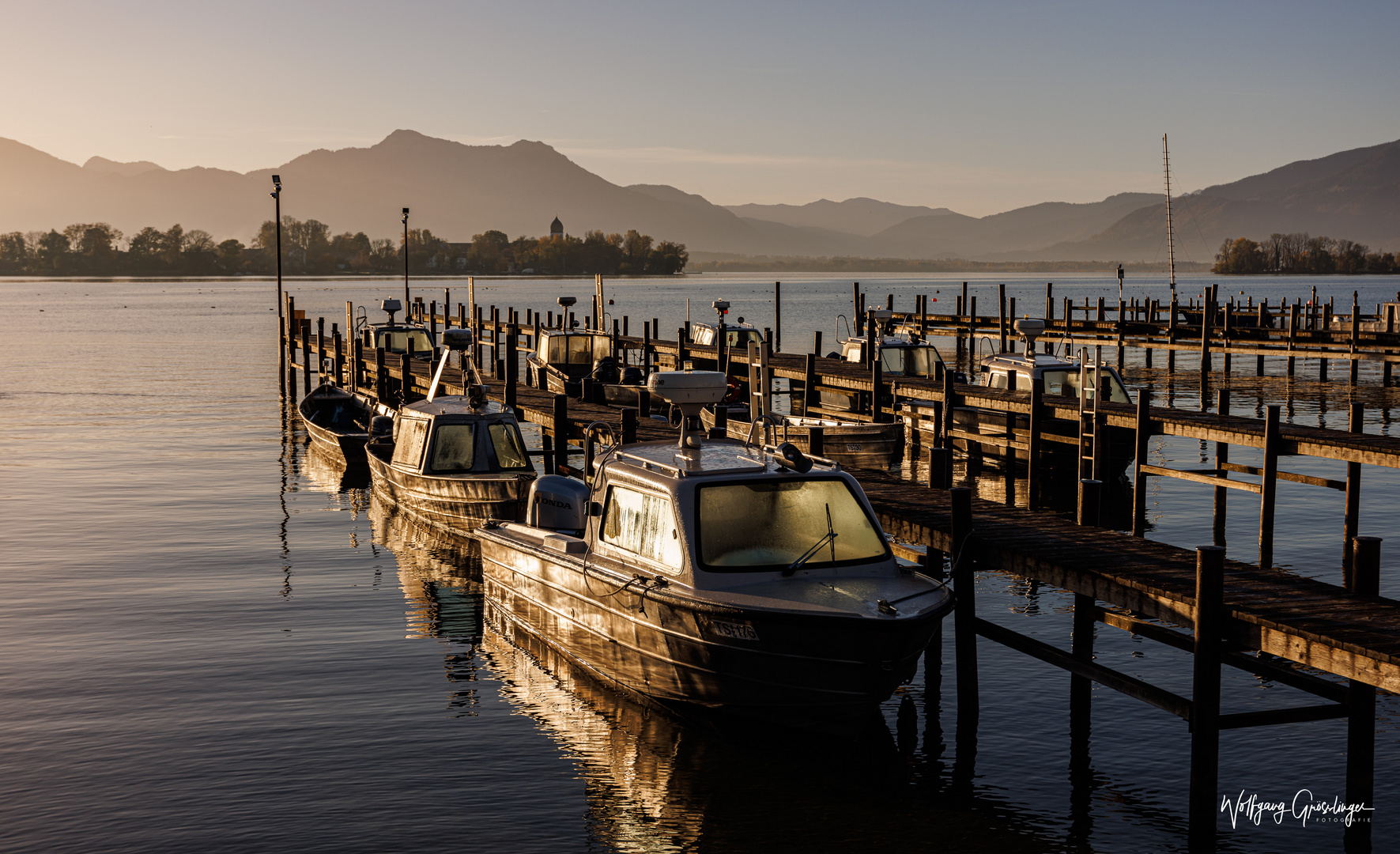 Inselblick am Chiemsee