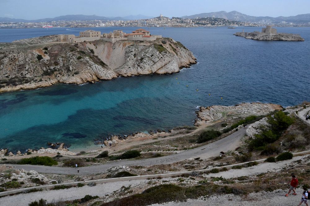 Inselblick auf  Marseille...