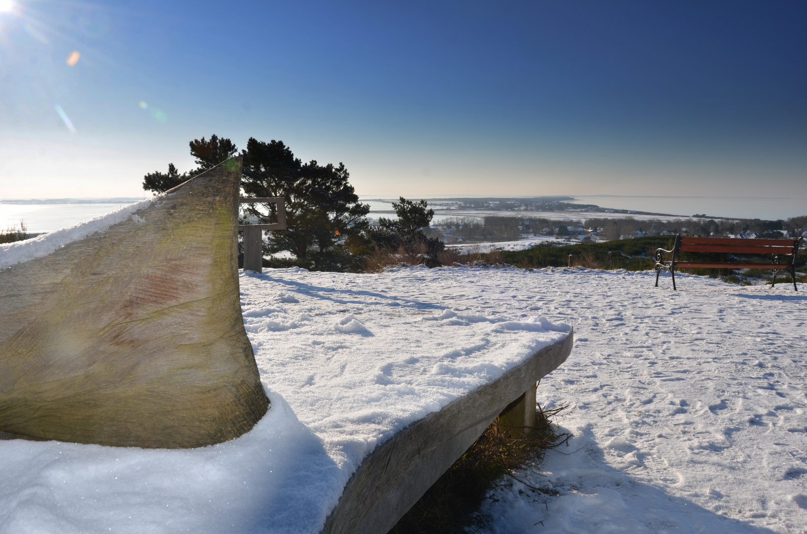 Inselblick im Winter