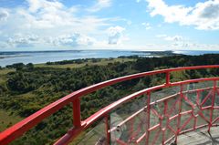 Inselblick Leuchtturm Dornbusch