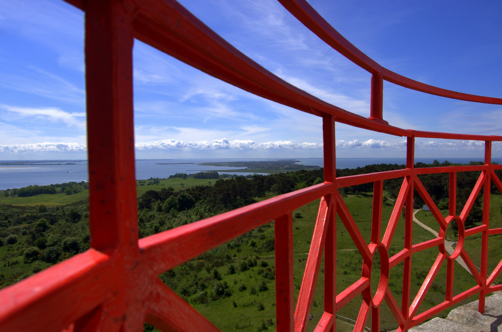 Inselblick vom Leuchtturm aus. (14 Juni 2010 )