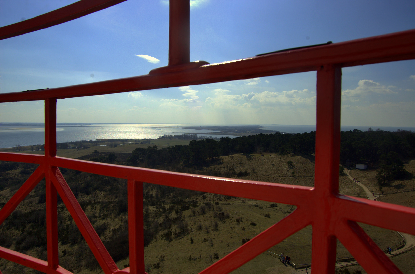 Inselblick vom Leuchtturm Dornbusch aus