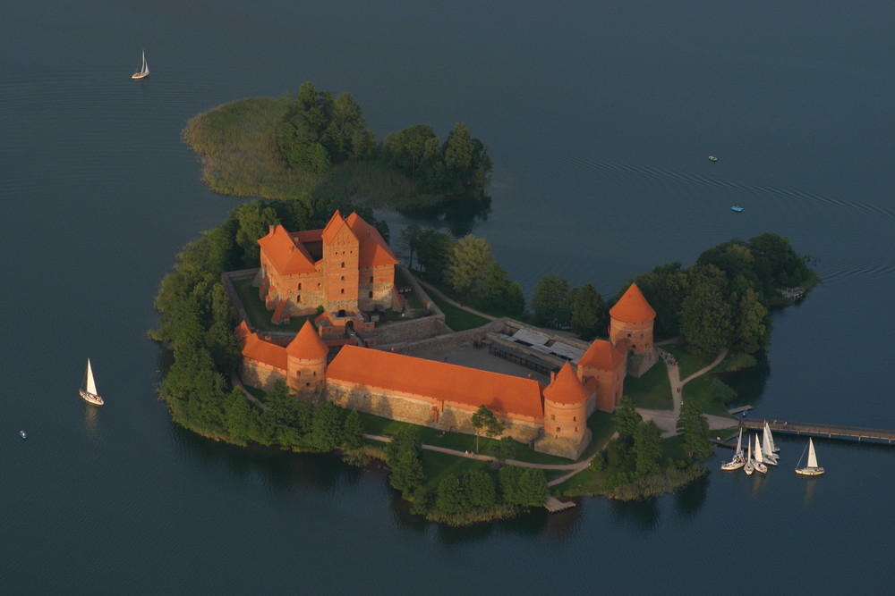 Inselburg Trakai mal von oben!!!