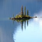 Inselchen im Lake Saint Mary, Montana