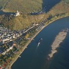 Inselgeburt  vor der Marksburg in Braubach 