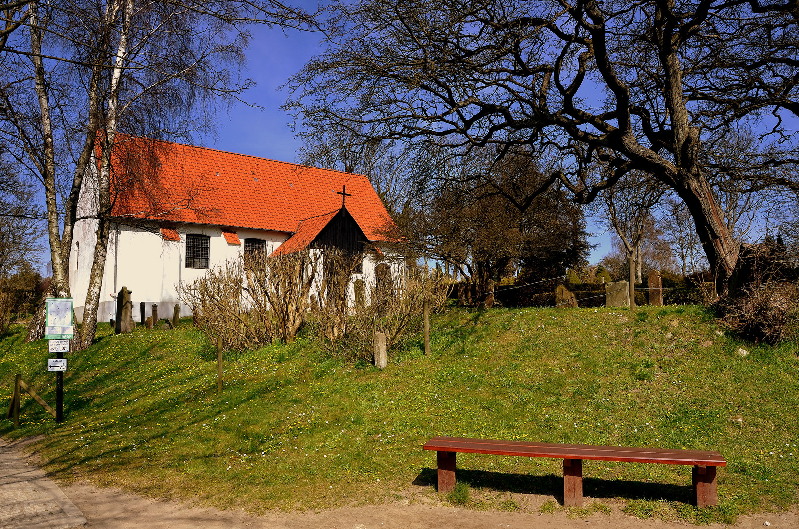 Inselkirche von der Insel Hiddensee