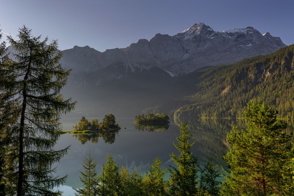 Inseln im Eibsee