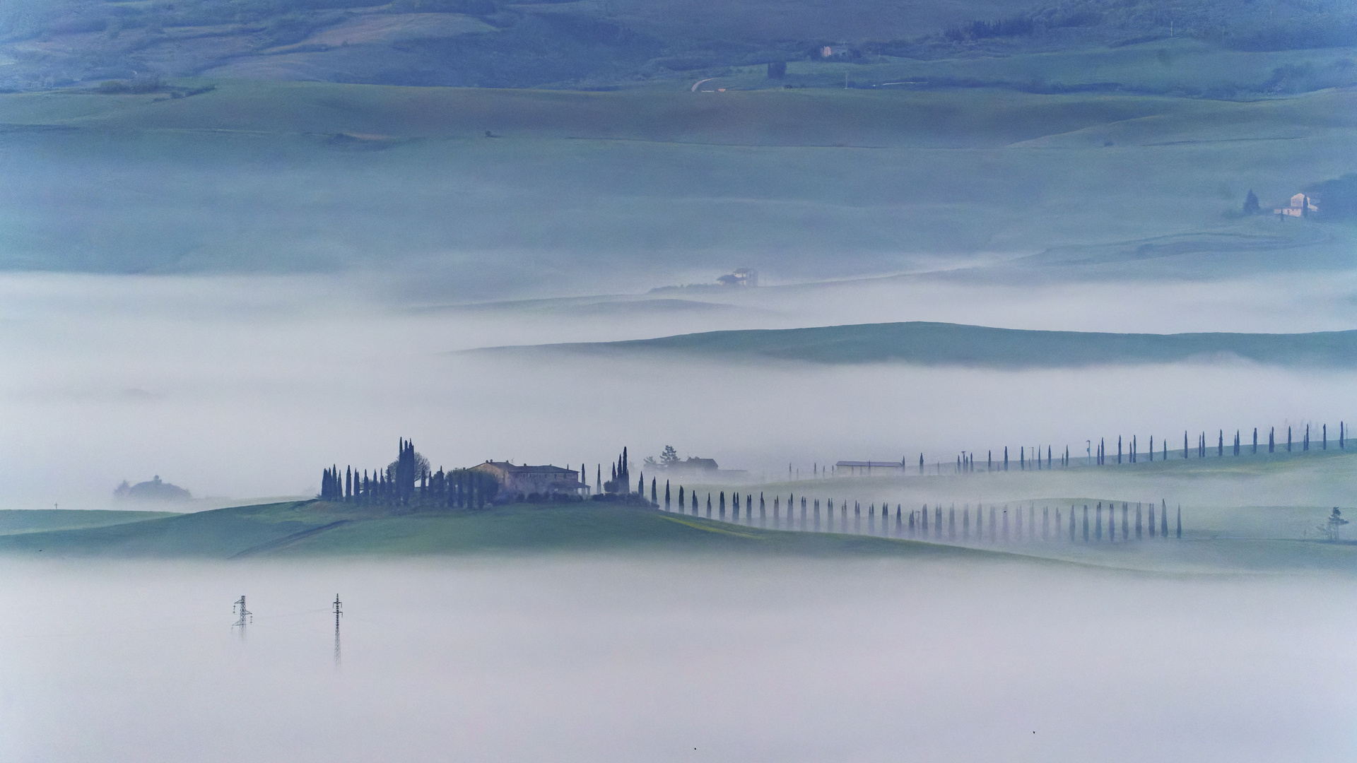 Inseln im Nebel - Islands in the Mist - Îles dans la brume