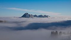 Inseln im Wolkenmeer