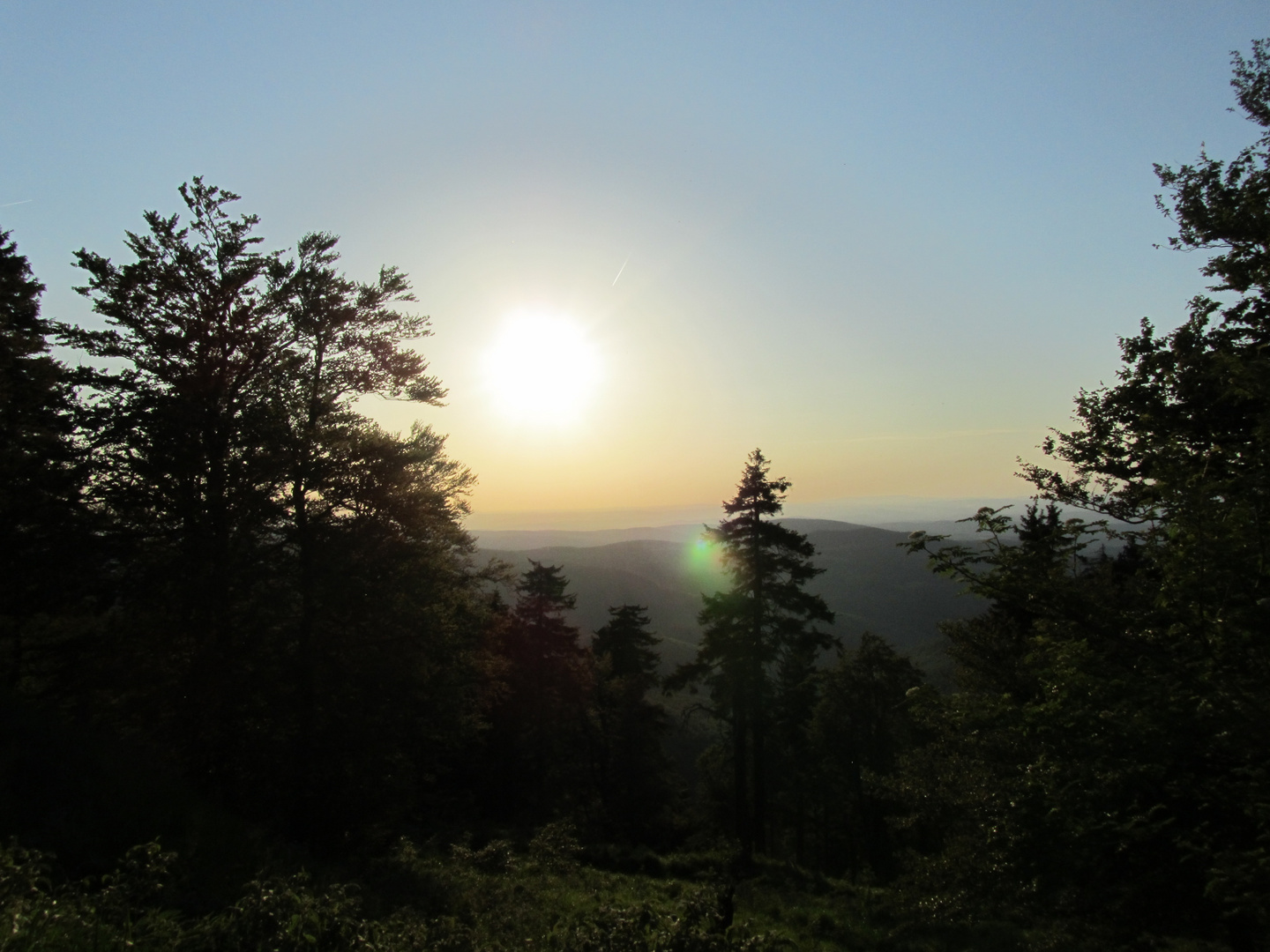 Inselsberg Sonnenuntergang