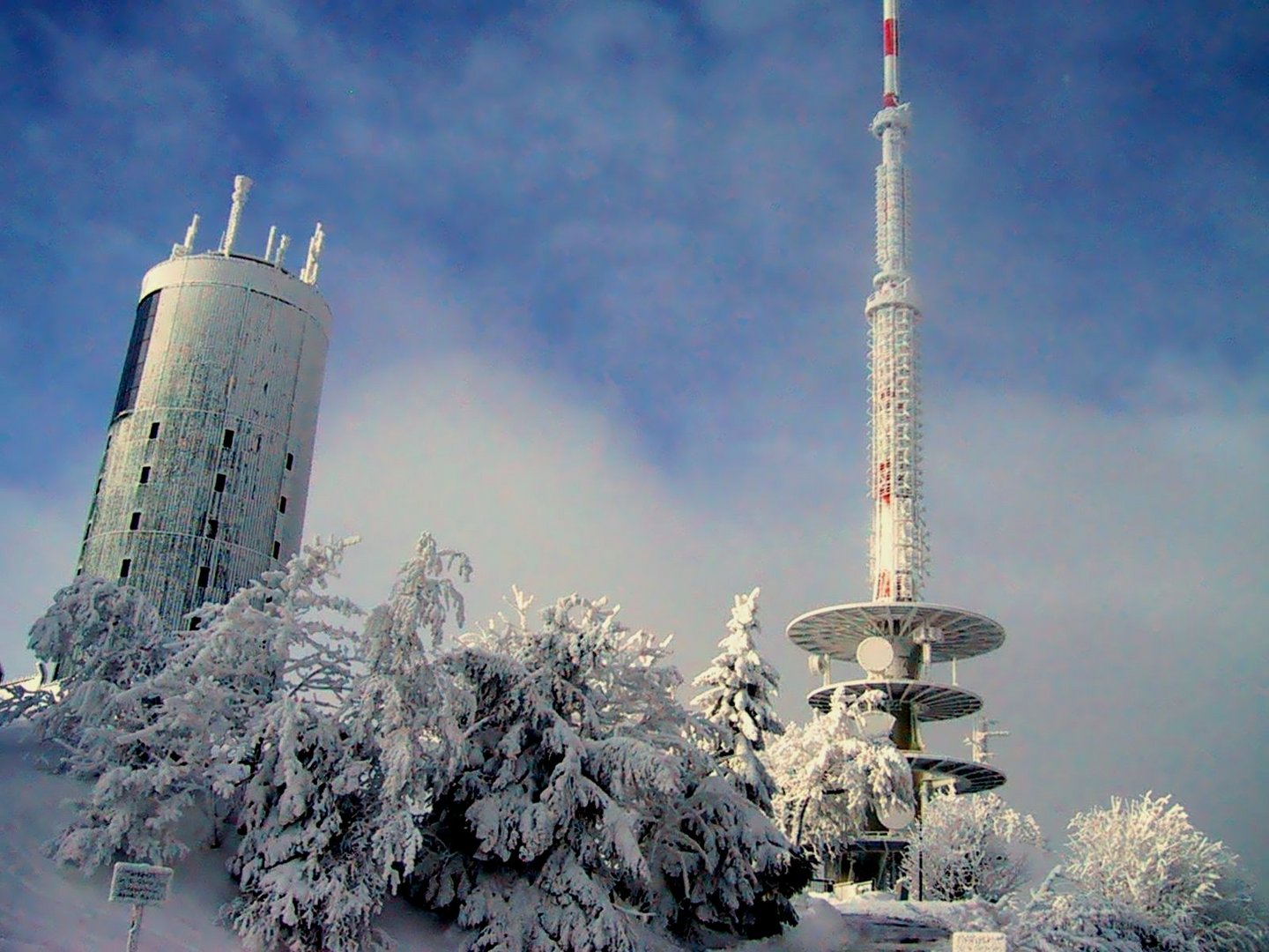 Inselsberg ( Thüringer Wald ) im Winter