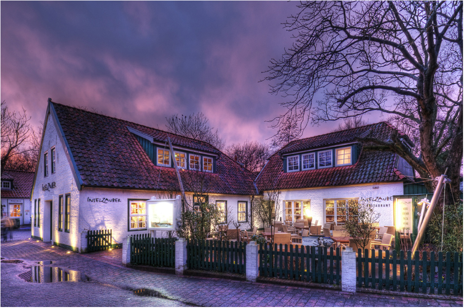 Inselzauber auf Spiekeroog in lila Stimmung