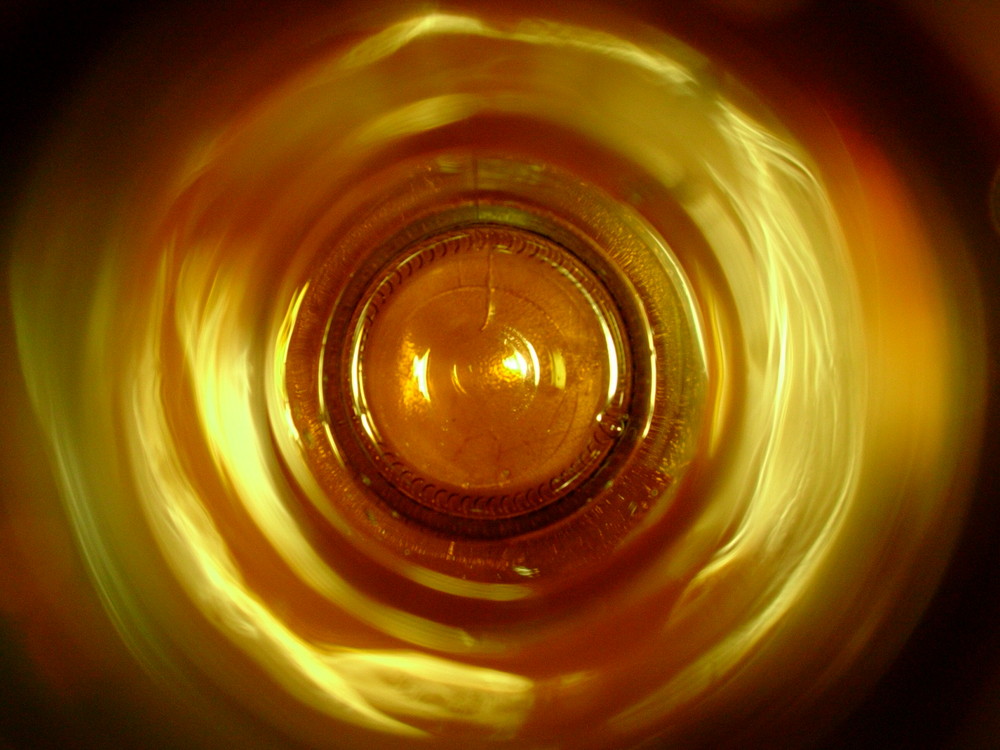 inside a bottle