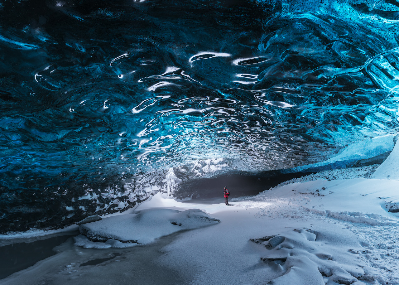 Inside an Ice Cave