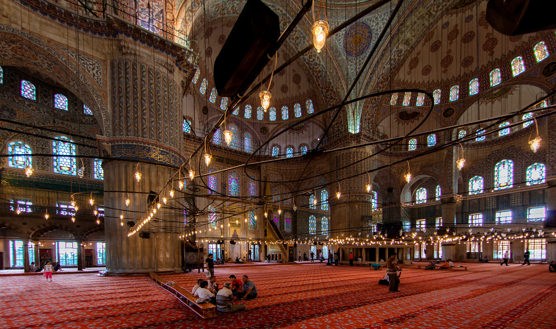 Inside Blue Mosque