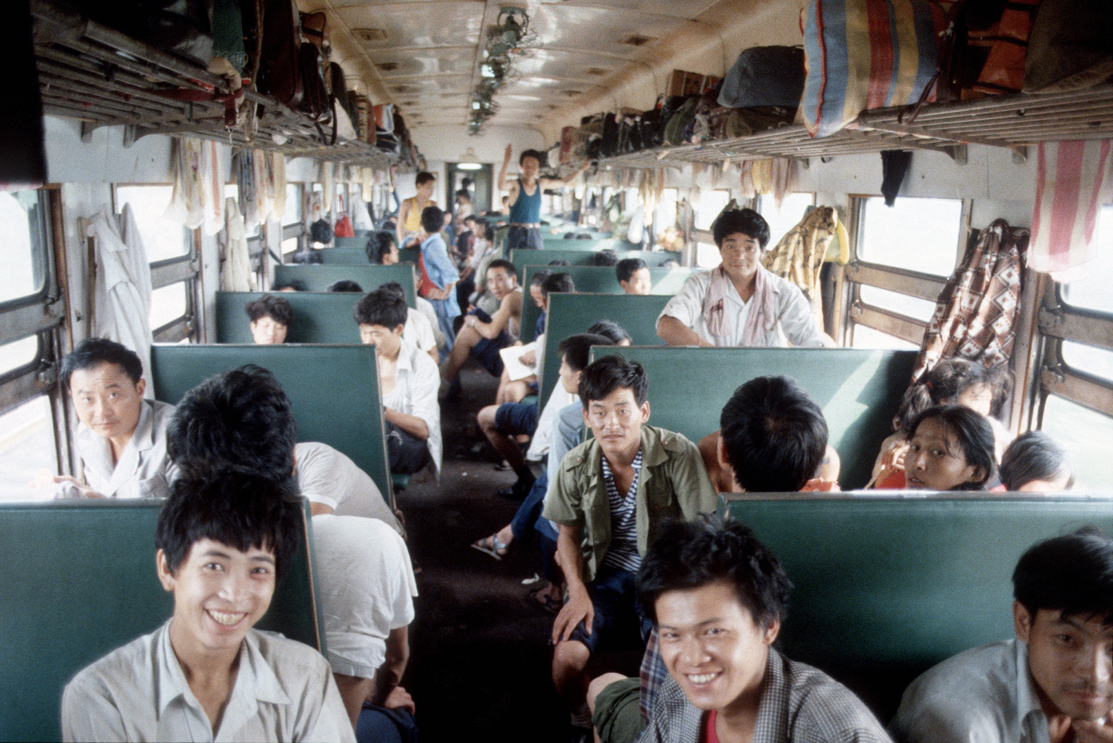 [ … inside chinese train, in the 80s  ]