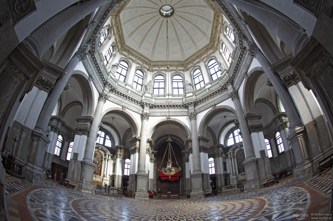 inside church