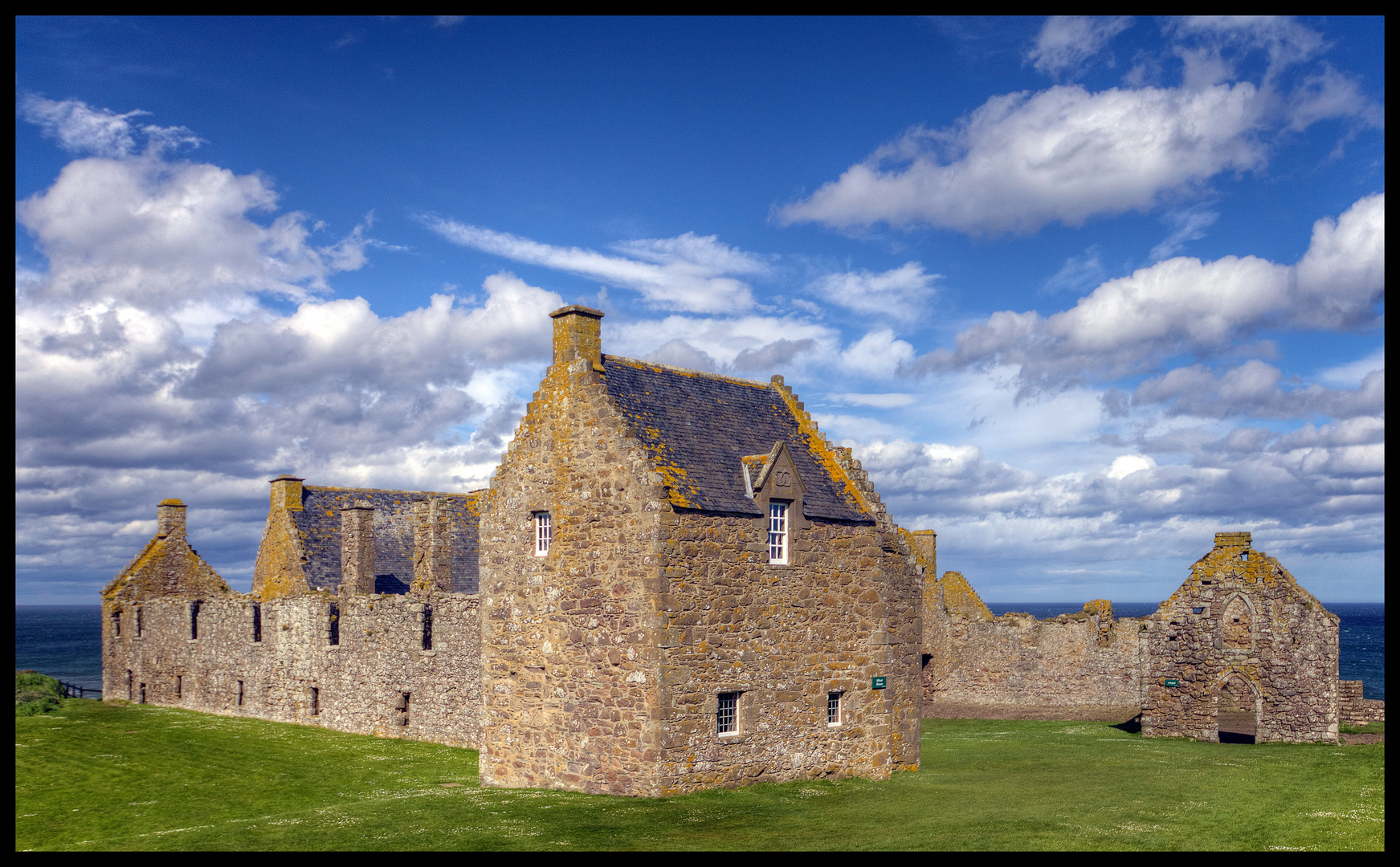 Inside Dunnottar Castle