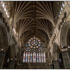 Inside Exeter Cathedral