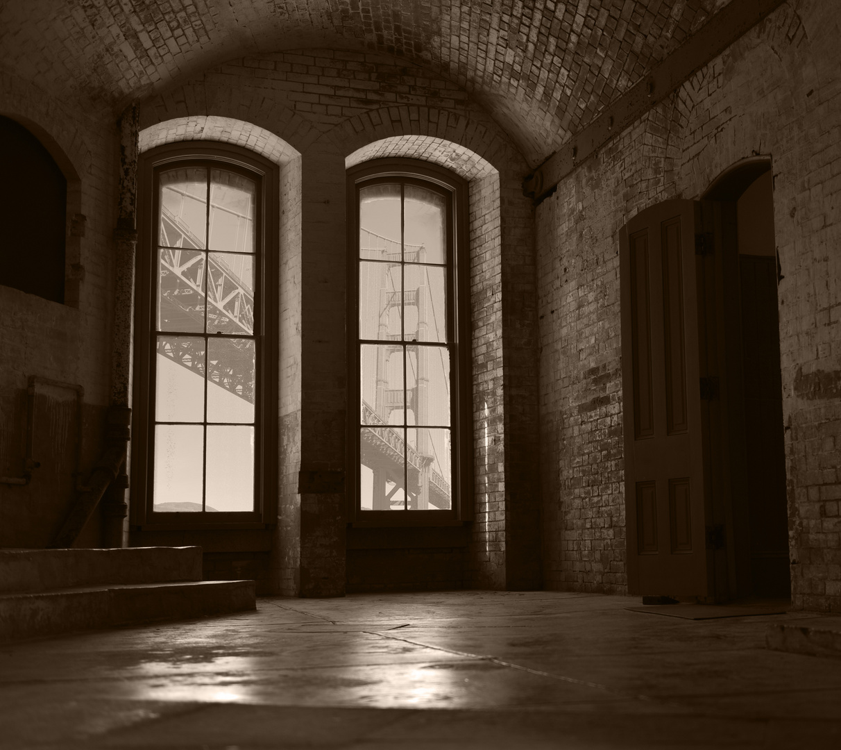 Inside Fort Point