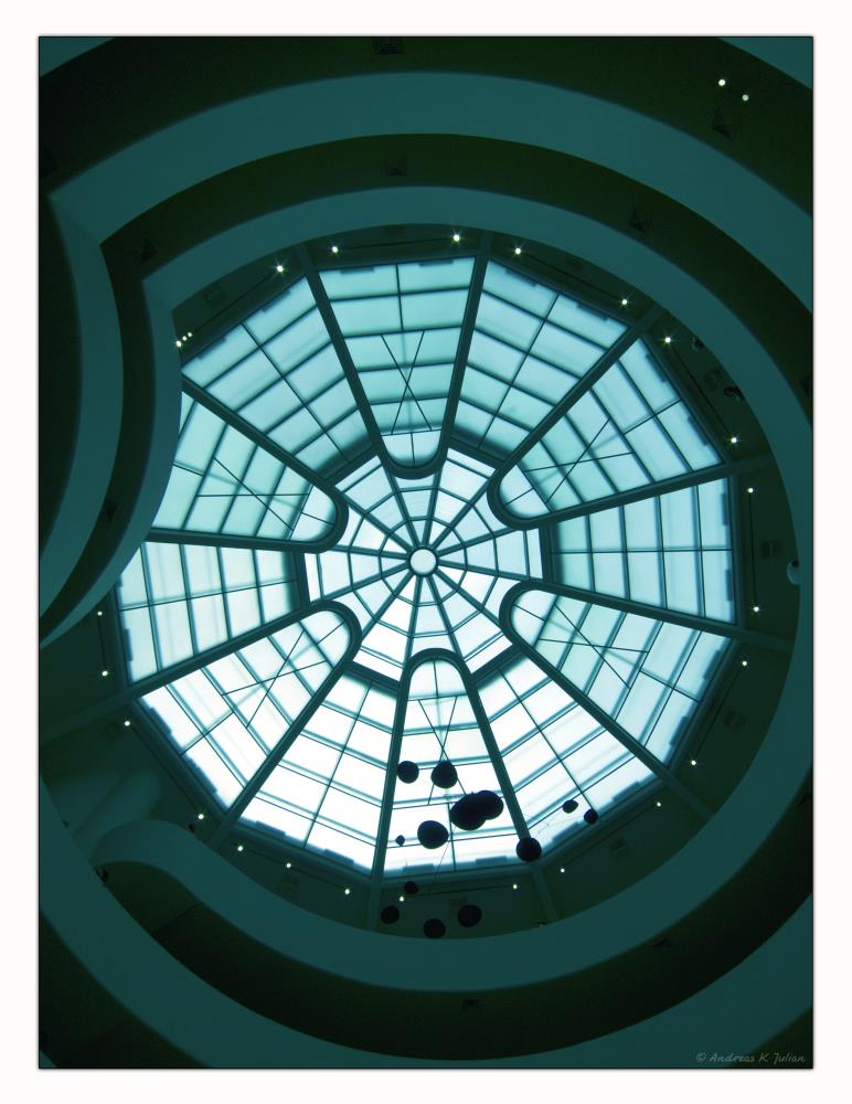 ... inside Guggenheim ....