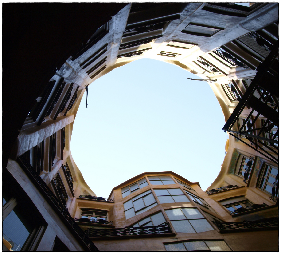 Inside La Pedrera