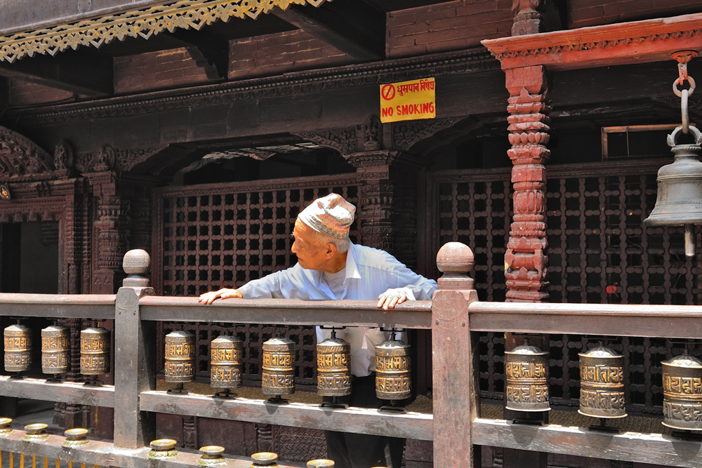 Inside Mani Keshar Chowk in Lalitpur