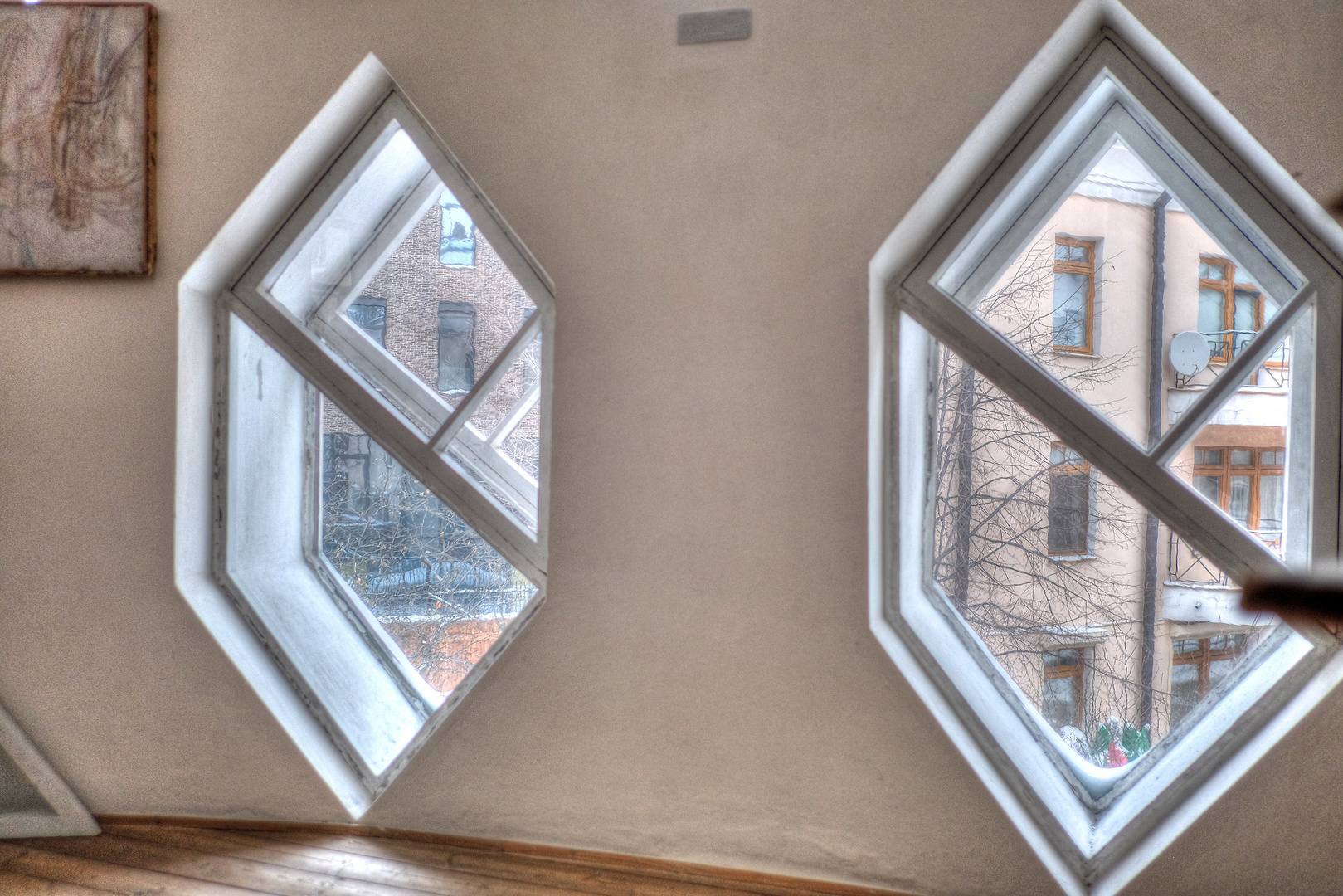 Inside Melnikov house, Moscow