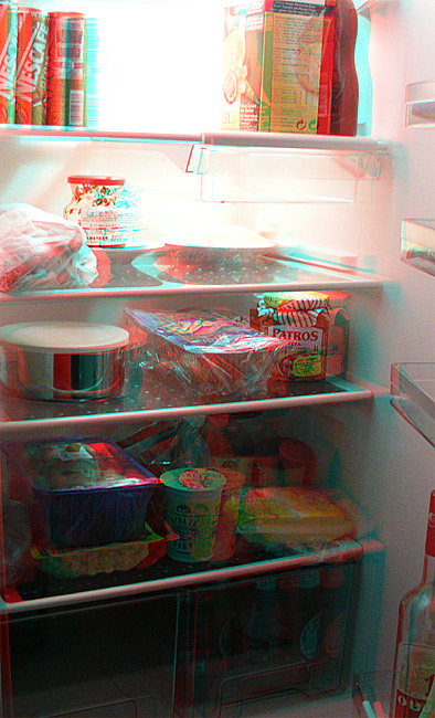 Inside my fridge ... 3D