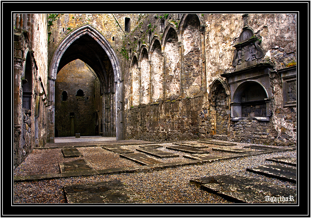 Inside of Rock of Cashel