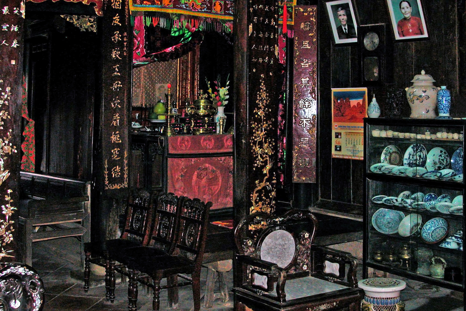 Inside private house in Hoi An