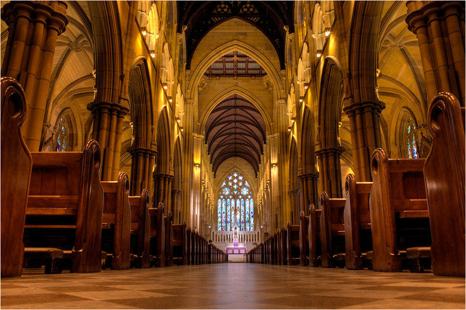 inside St Mary's Cathedral