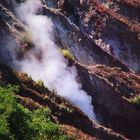 Inside Taal volcano crater, Philippines