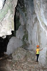 Inside the Bat Cermin cave near Labuan Bajo