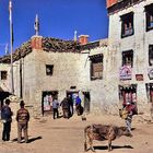 Inside the city wall in Mustang