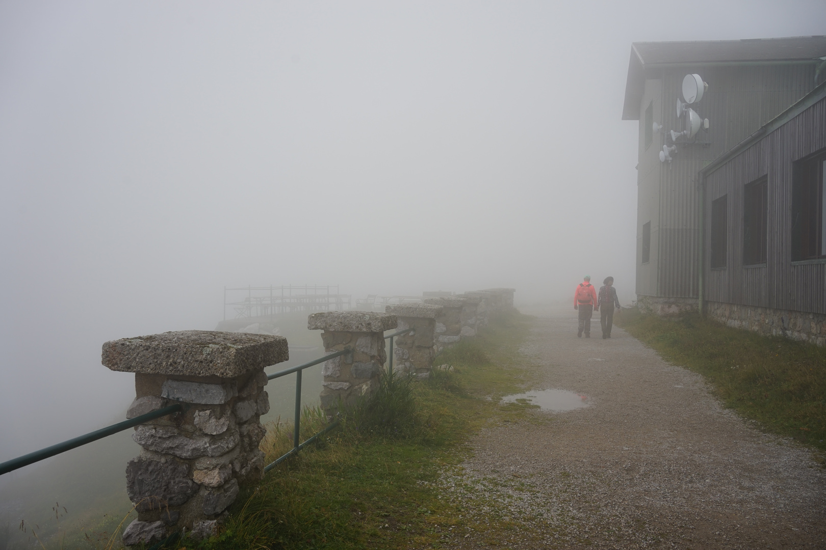 Inside the cloud, Schneeberg, Austria (1812 m)