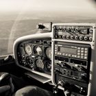 Inside the cockpit