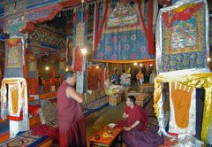 Inside the Drepung Monastery