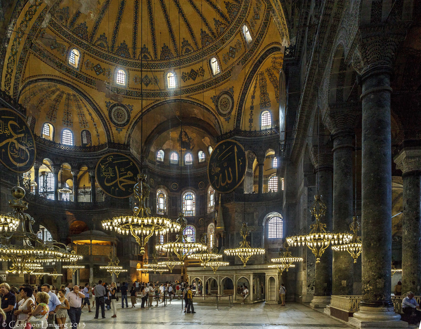 Inside the Hagia Sophia