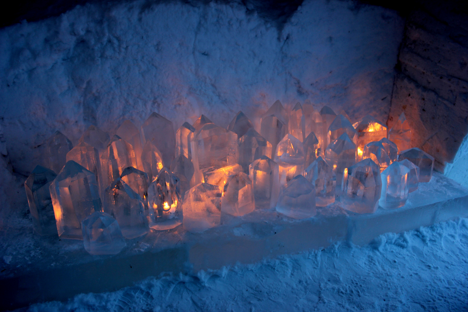 inside the ice hotel