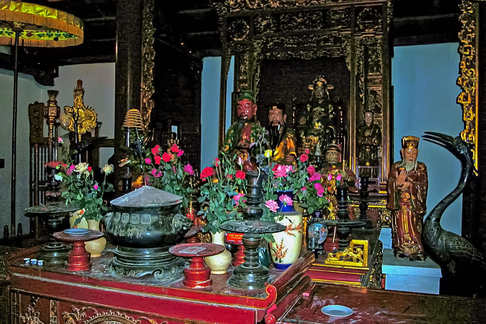 Inside the Jade Mountain Temple