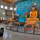 Inside the Kaba Aye Pagoda in Yangon