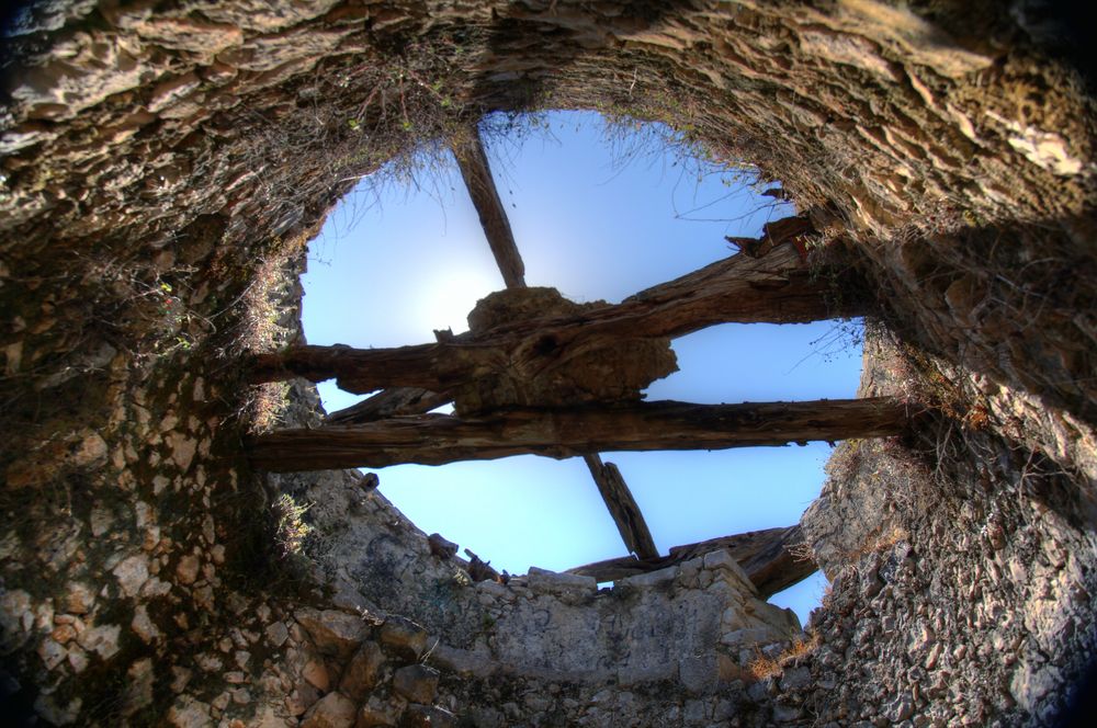 Inside the old mill