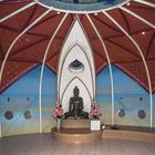 Inside the pagoda of Wat Sam Saeng Tham