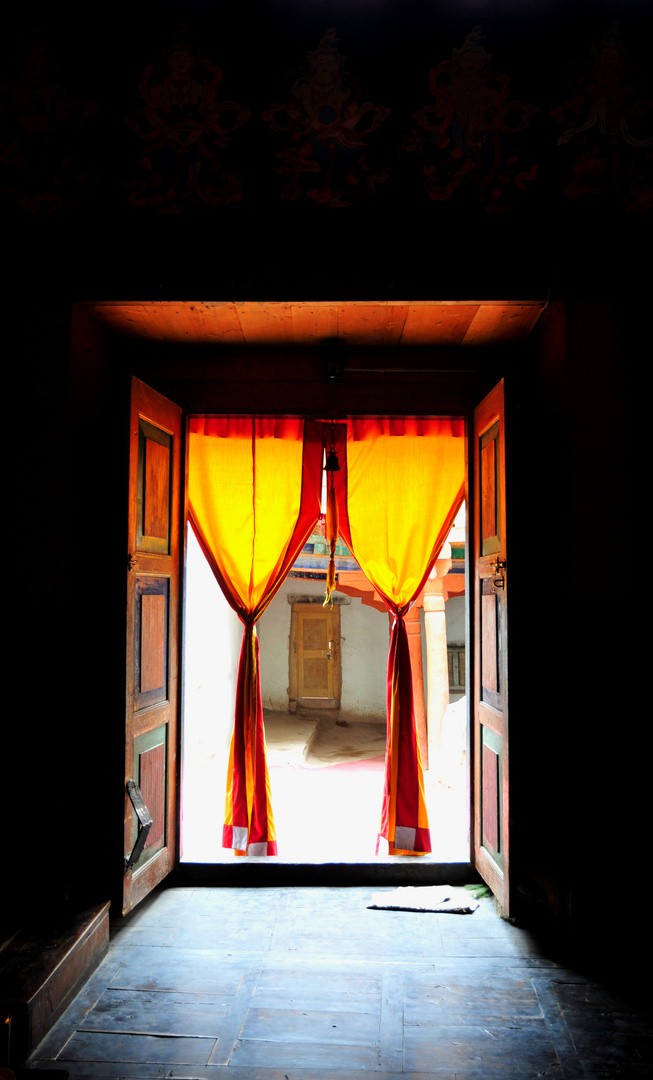 inside the temple