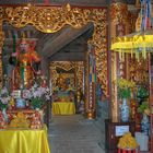 Inside the temple on Fansipan top station